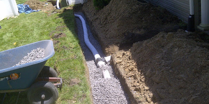 backyard drainage solutions in Fahid Island